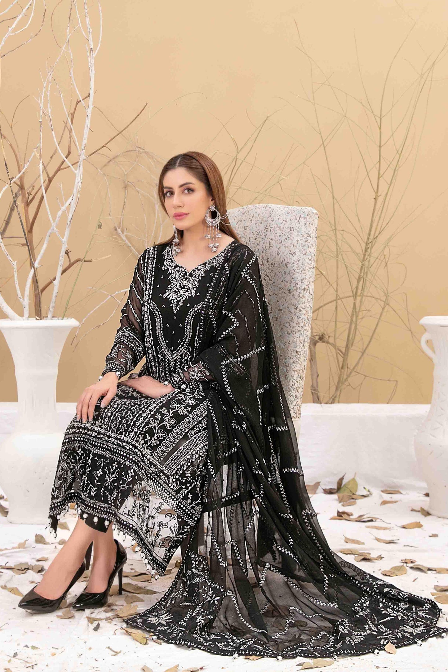 Sinem Embroidered Fancy Collection | D 8705