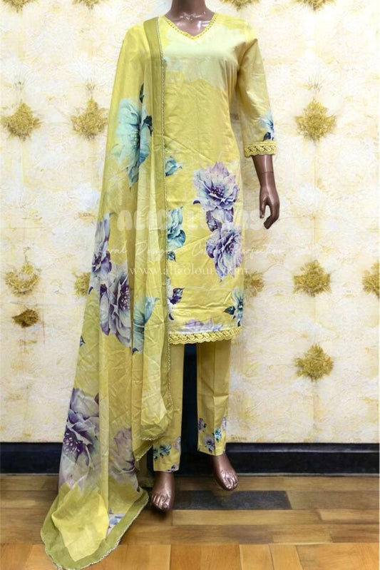 FLORAL COTTON STITCHED COLLECTION | 912