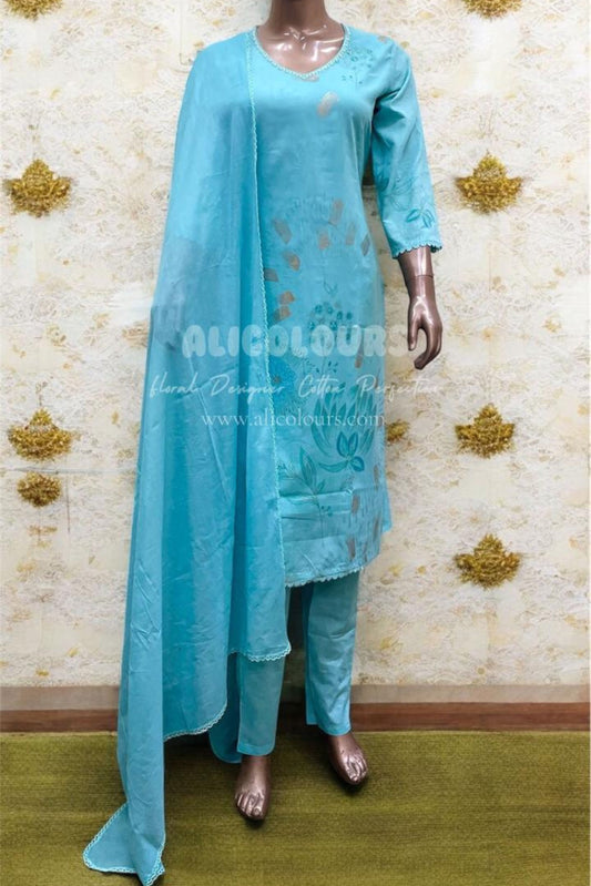 FLORAL COTTON STITCHED COLLECTION | 924
