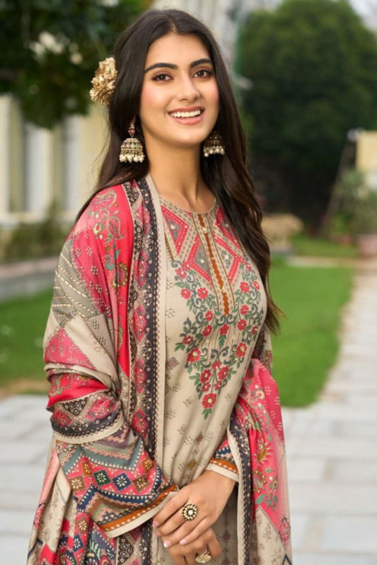 Premium Printed Suit Ensemble