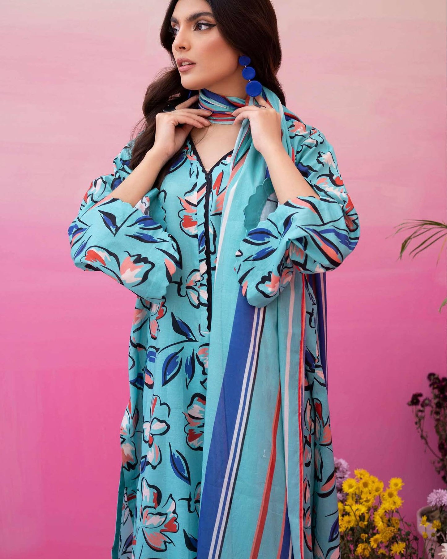 Popinn 3-Piece Unstitched Edit - Article-A8