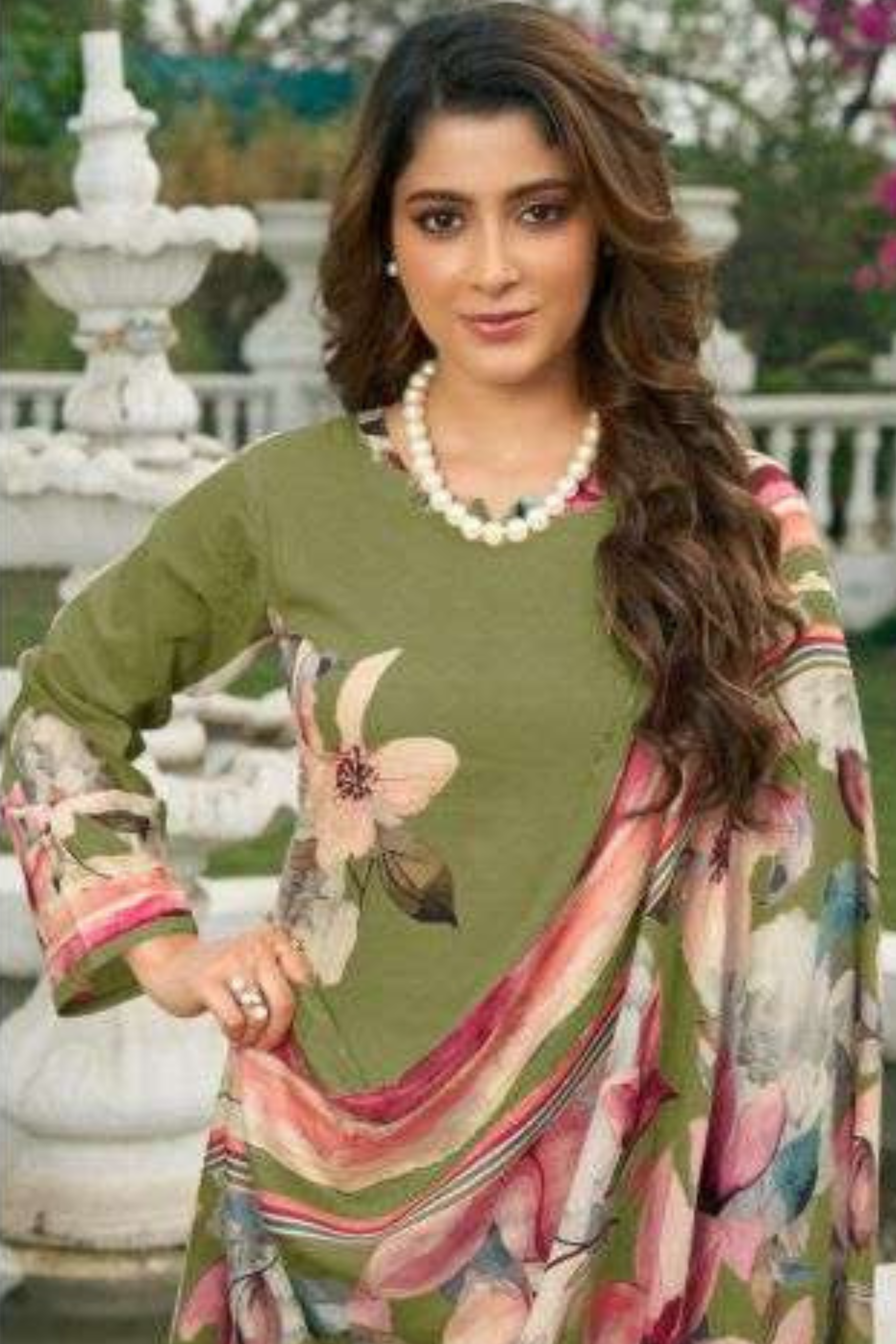 Floral Embroidery Pasmina Edition