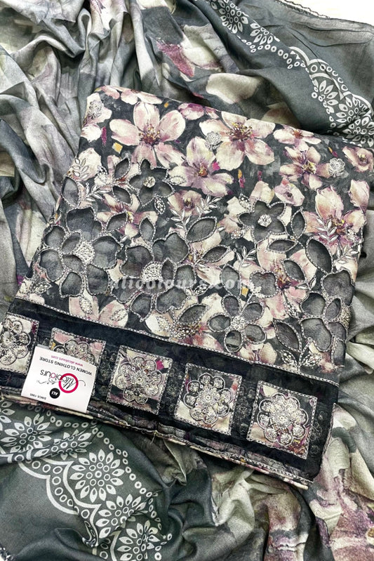 COTTON LAWN EMBROIDERED PERFECTION | 134-A