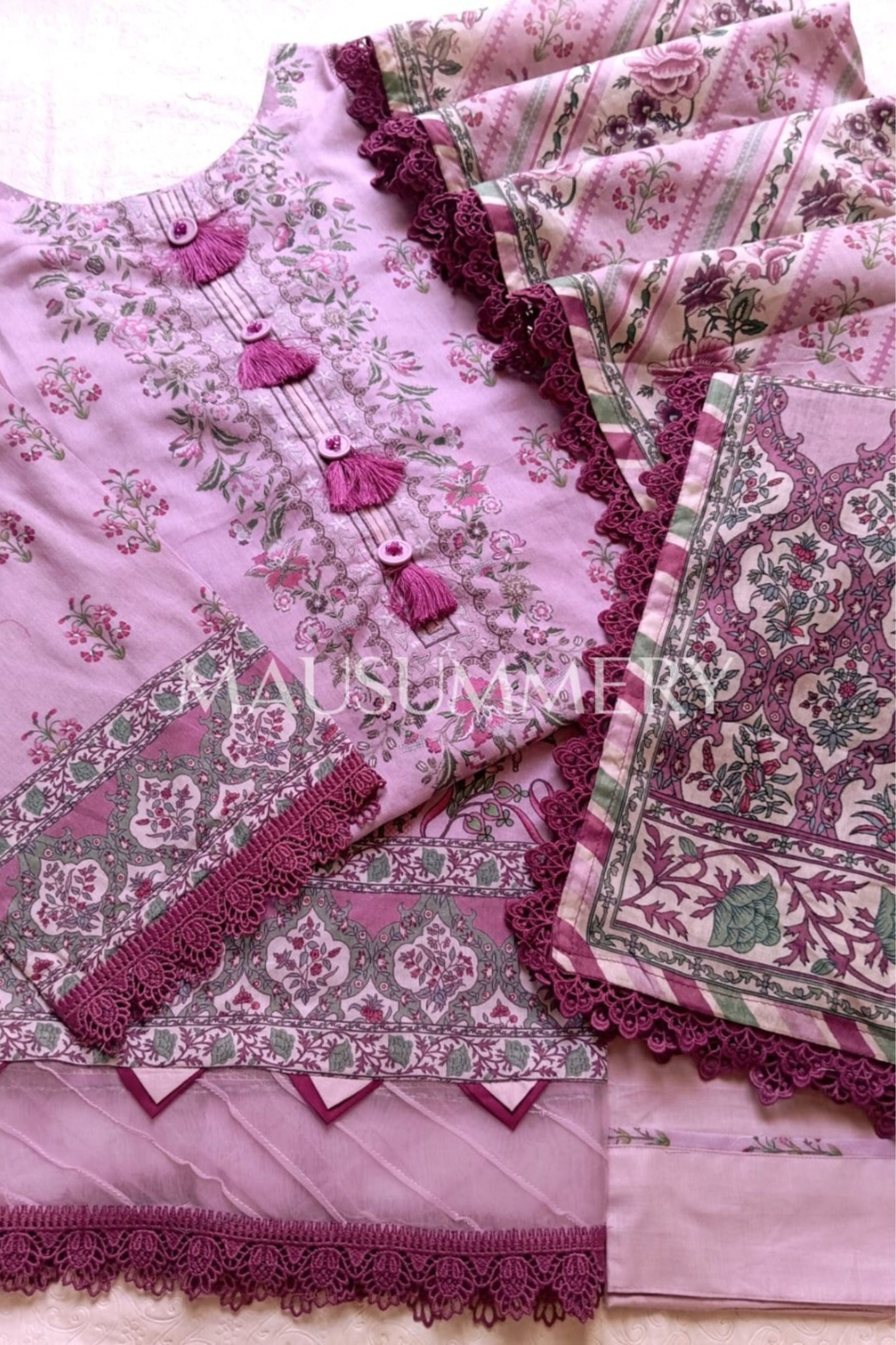 LUXURY 3 PIECE STITCHED LAWN DIGITAL PERFECTION