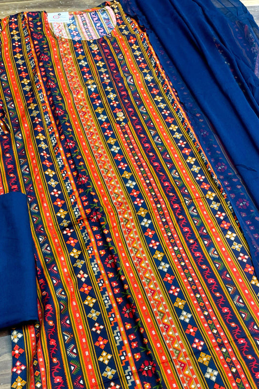 PURE RAYON BANDHEJ BANDANI COLLECTION| 003