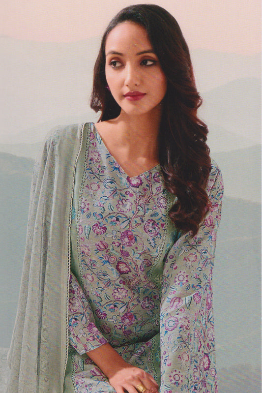 KHADI COTTON EMBROIDERED COLLECTION | 73306-C