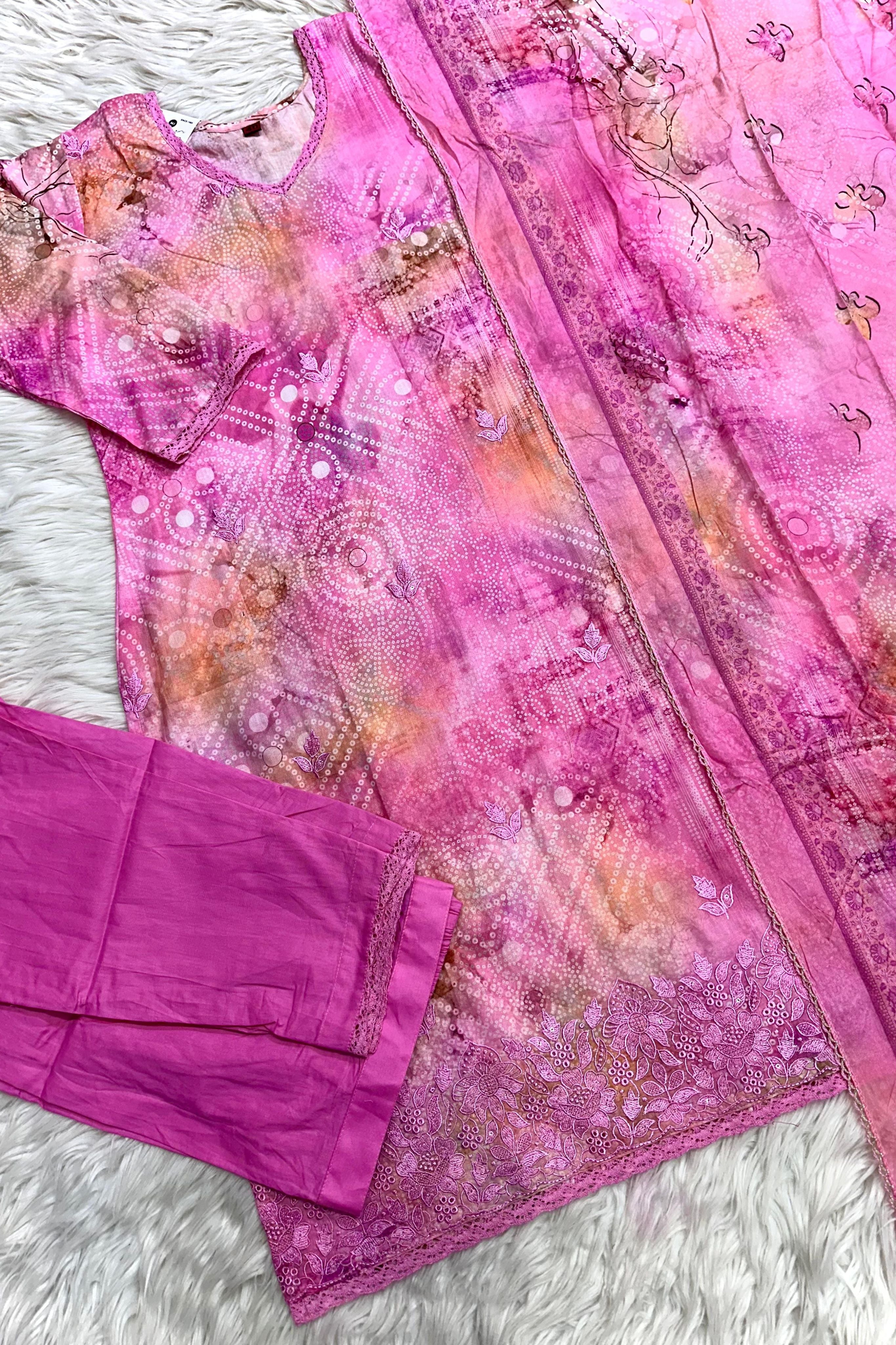 FLORAL COTTON STITCHED COLLECTION | 915