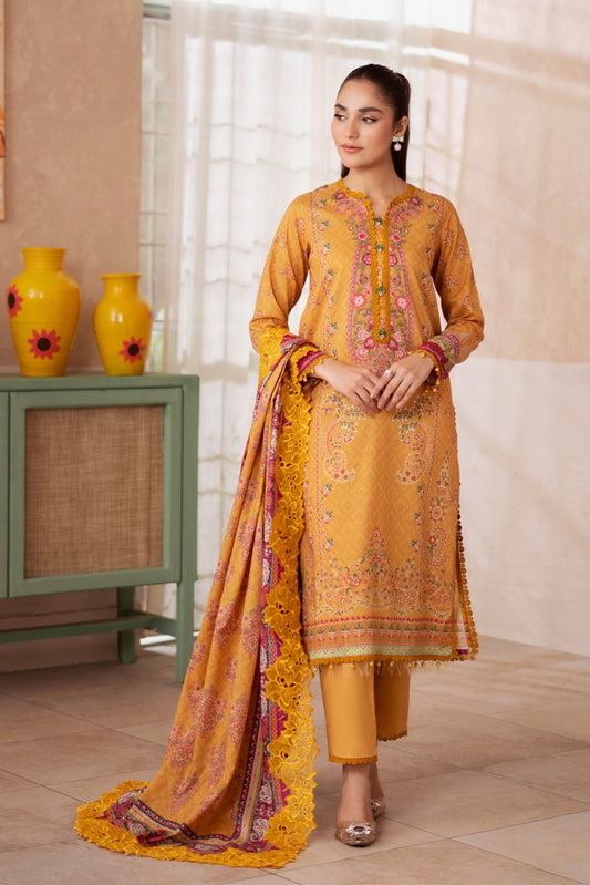 LUXURY 3 PIECE UN-STITCHED LAWN DIGITAL COLLECTION