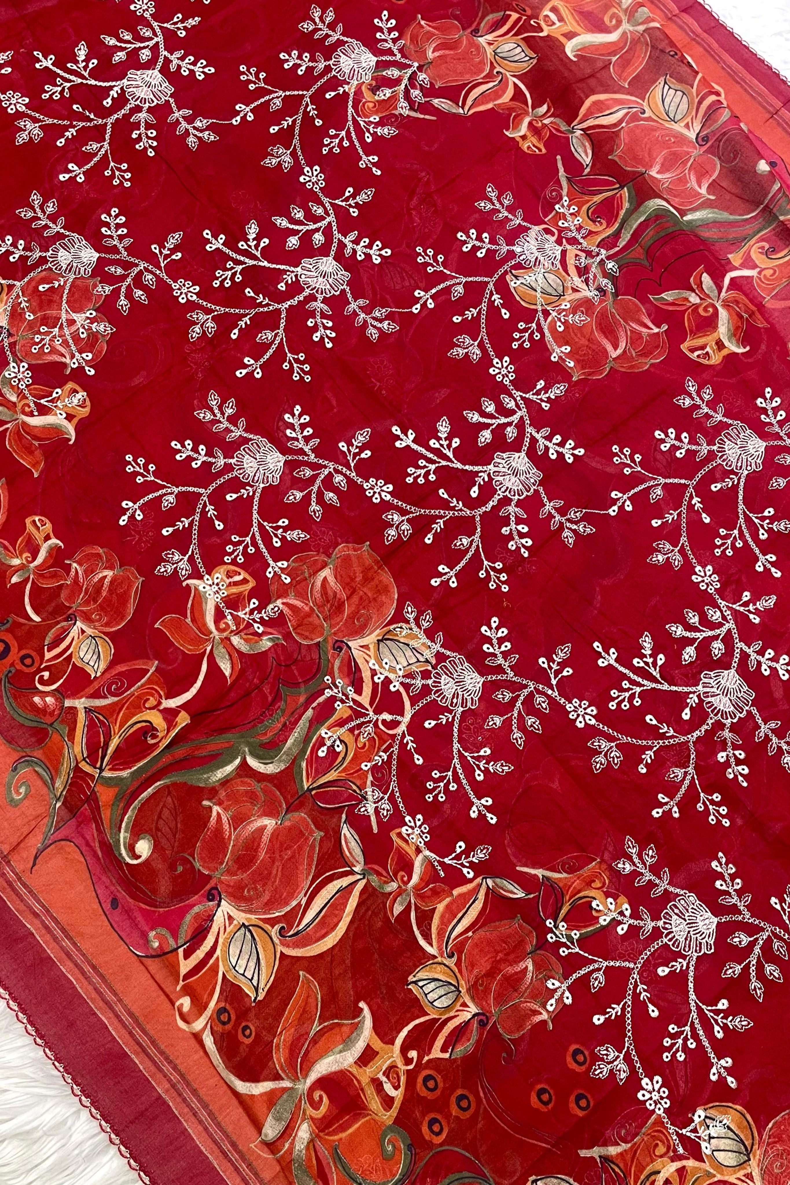 CAMBRIC LAWN CUTWORK EMBROIDERED PERFECTION | 0074