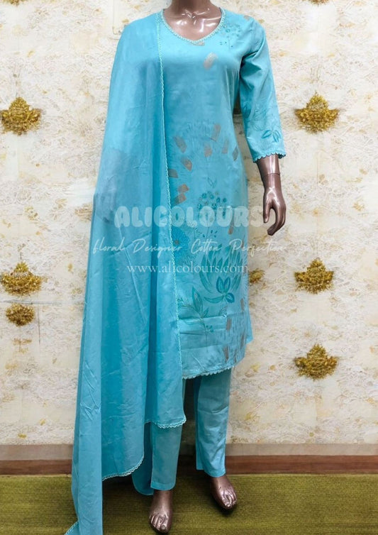 FLORAL COTTON STITCHED COLLECTION | 924