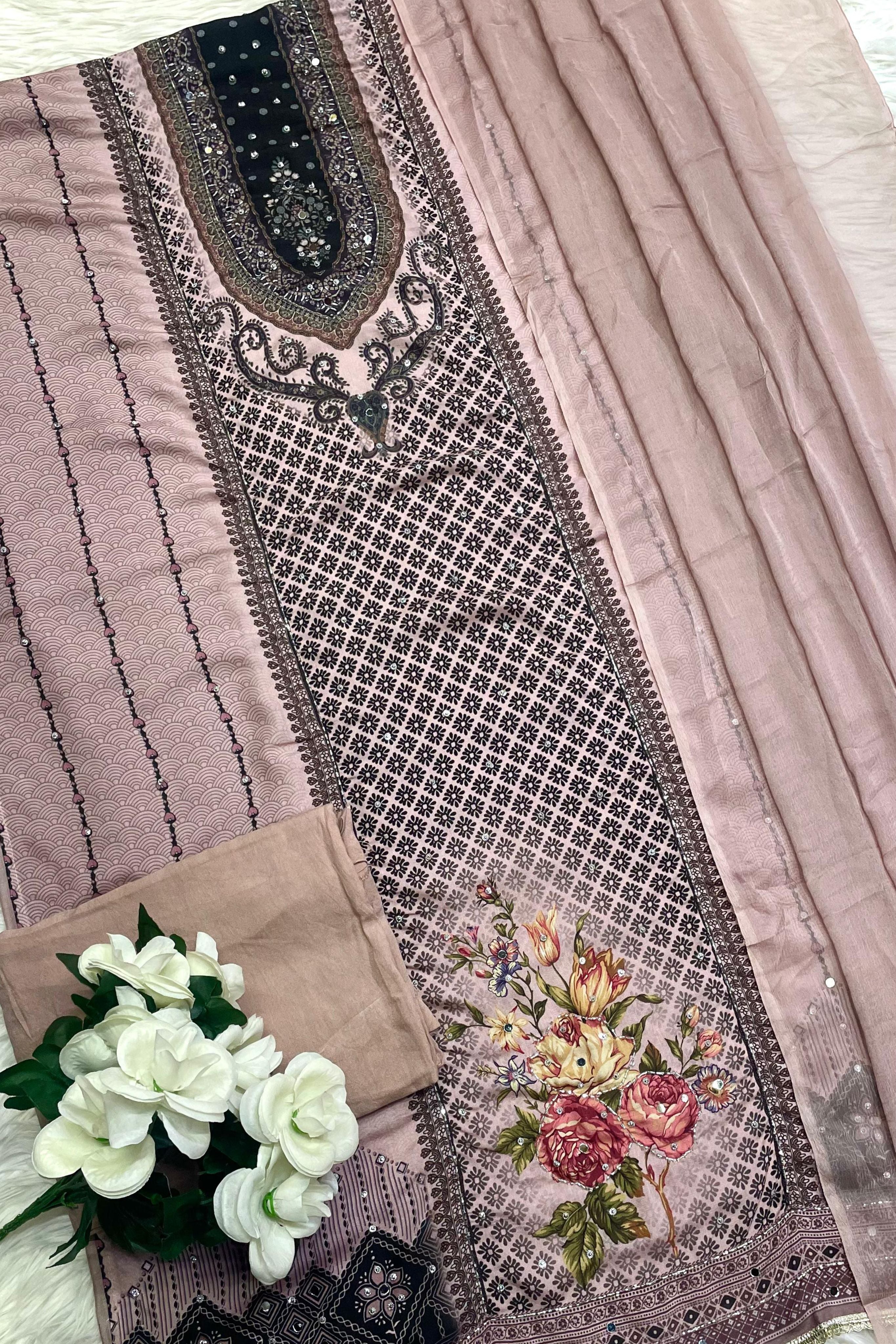 PREMIUM MUSLIN HANDWORK COLLECTION | P-002