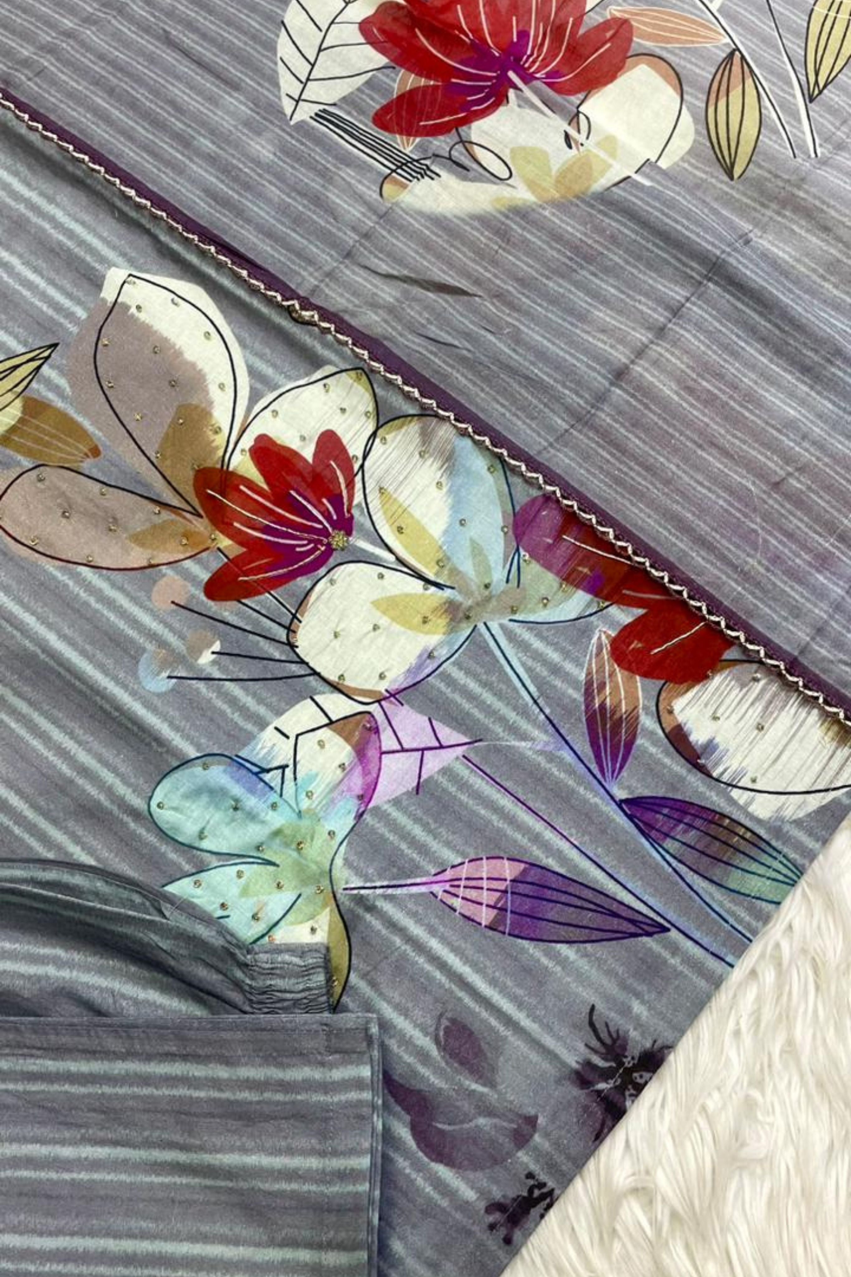 FLORAL COTTON STITCHED COLLECTION | 909