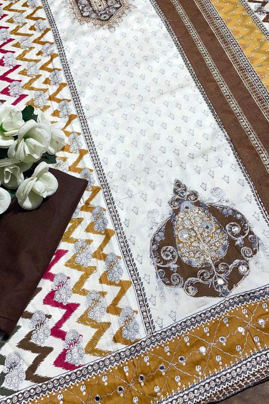 COTTON AARI EMBROIDERED COLLECTION | 5456