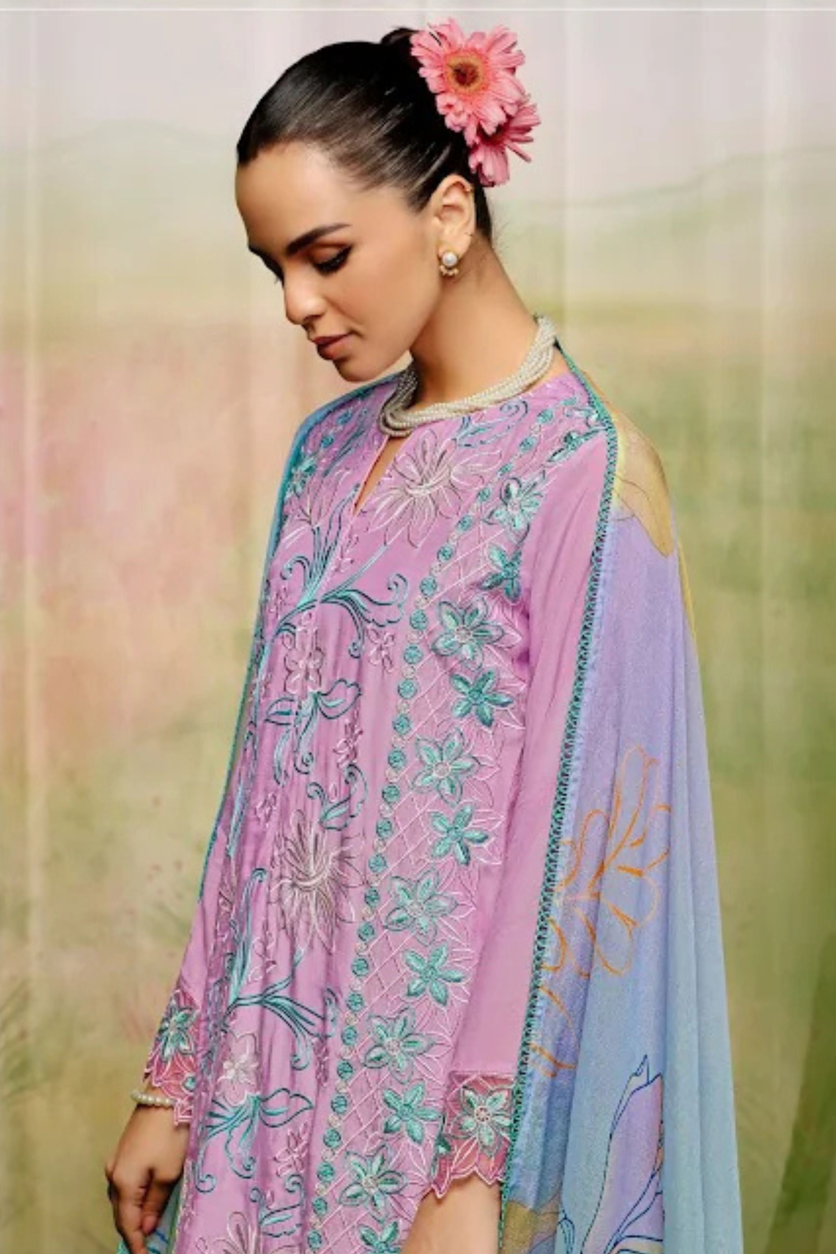 MARIYAM HEER PURE MUSLIN PAKISTANI COLLECTION | 9615