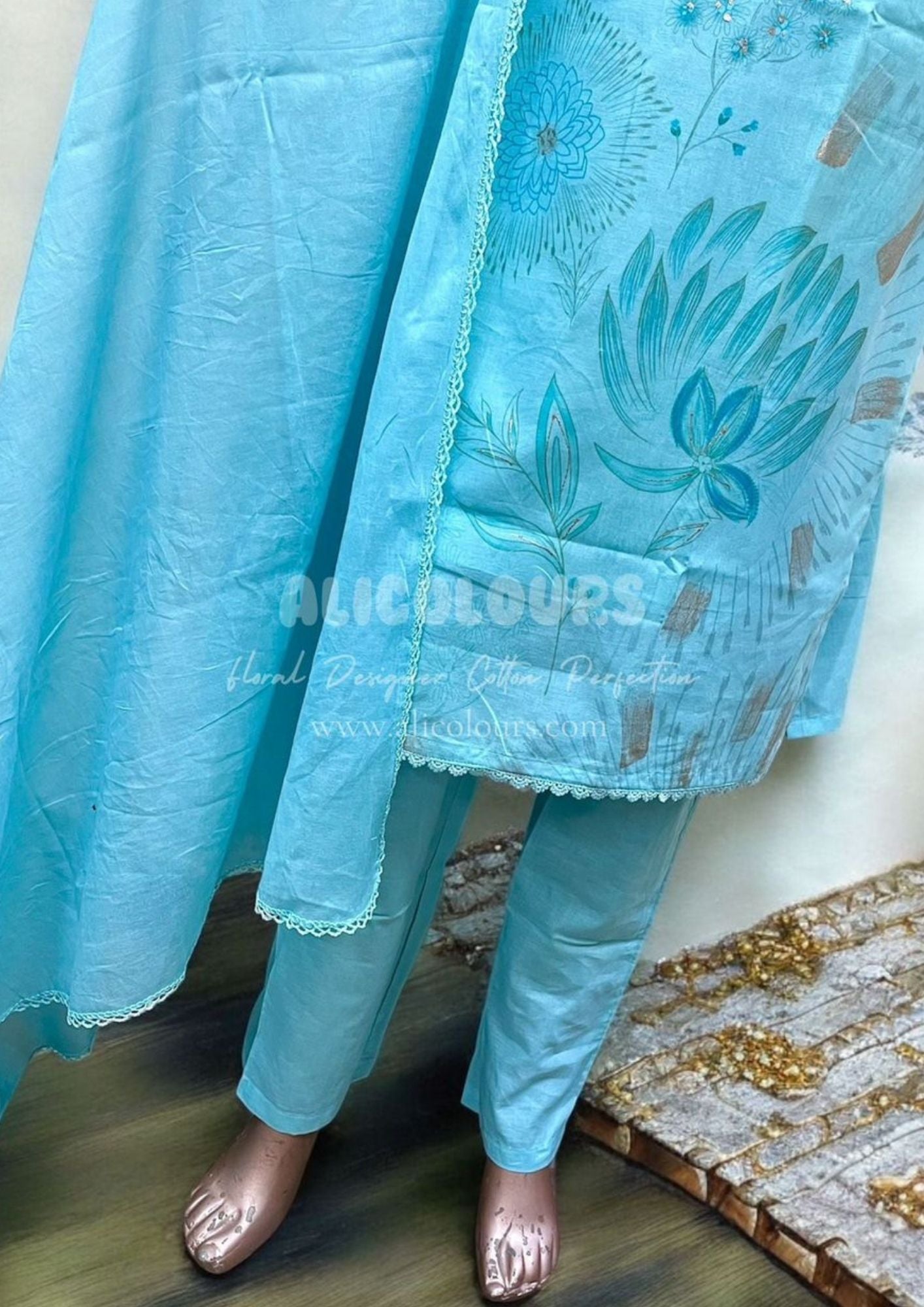 FLORAL COTTON STITCHED COLLECTION | 924