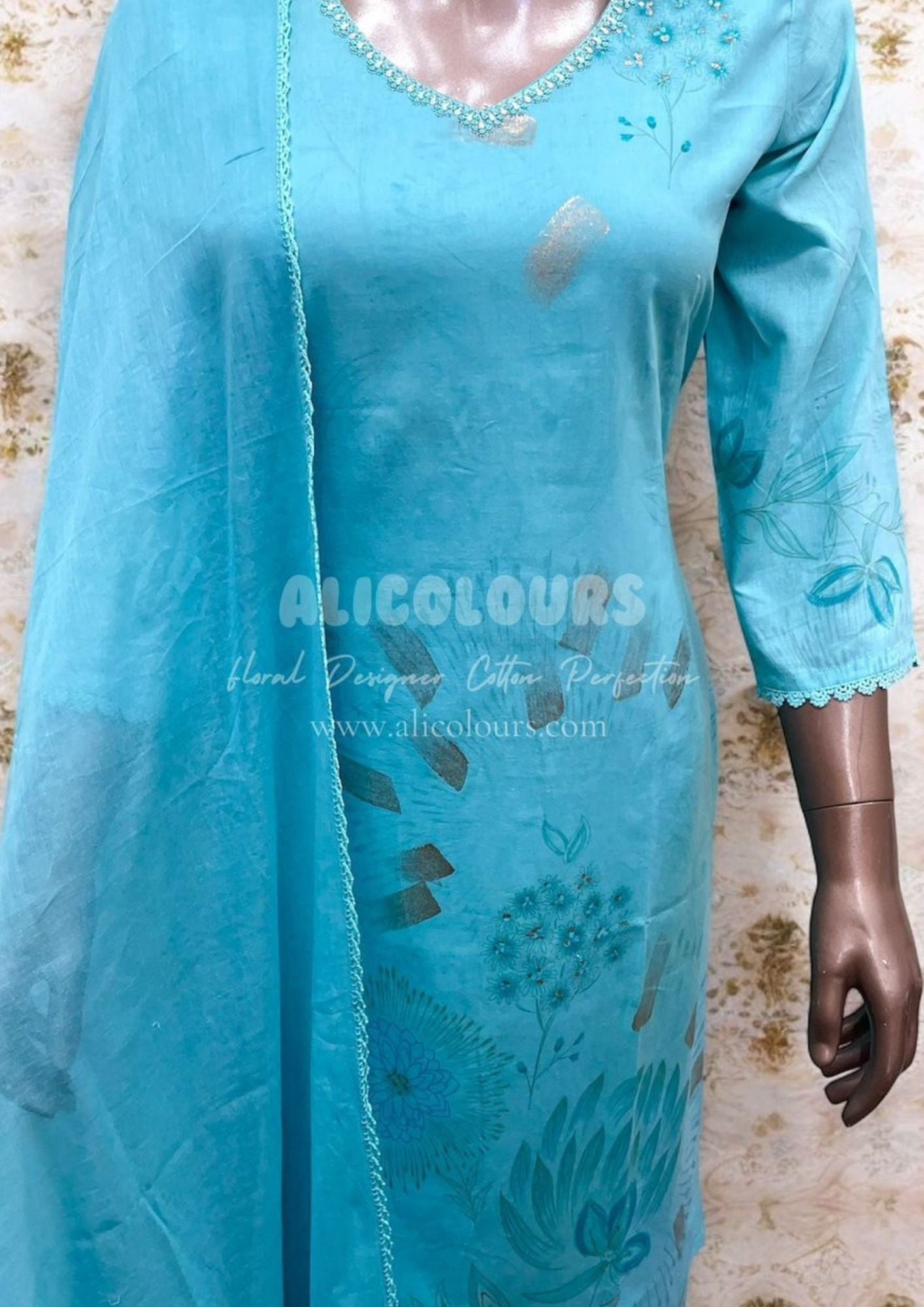 FLORAL COTTON STITCHED COLLECTION | 924
