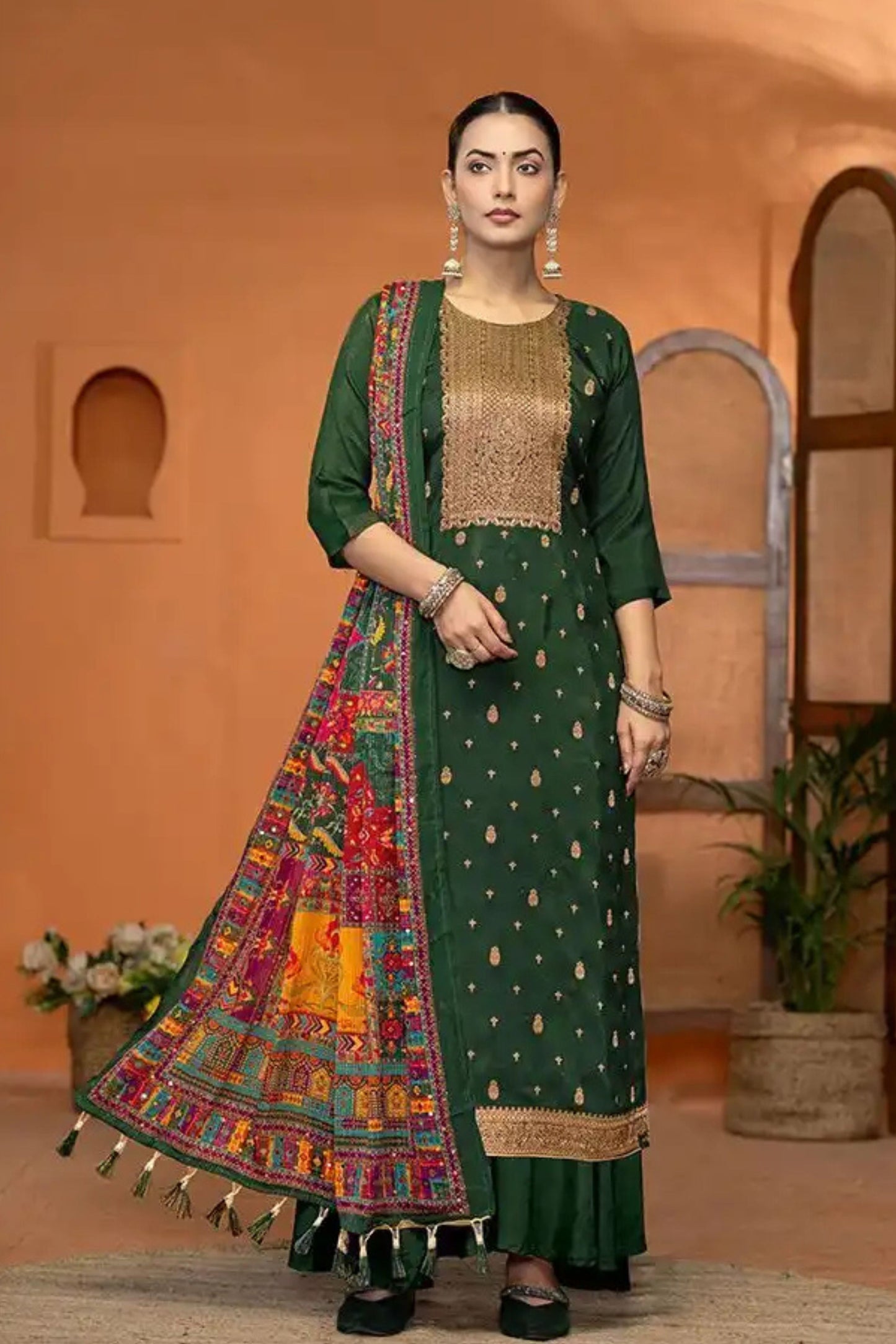 HANSINI DESIGNER UN-STITCHED COLLECTION | NE-S48-E