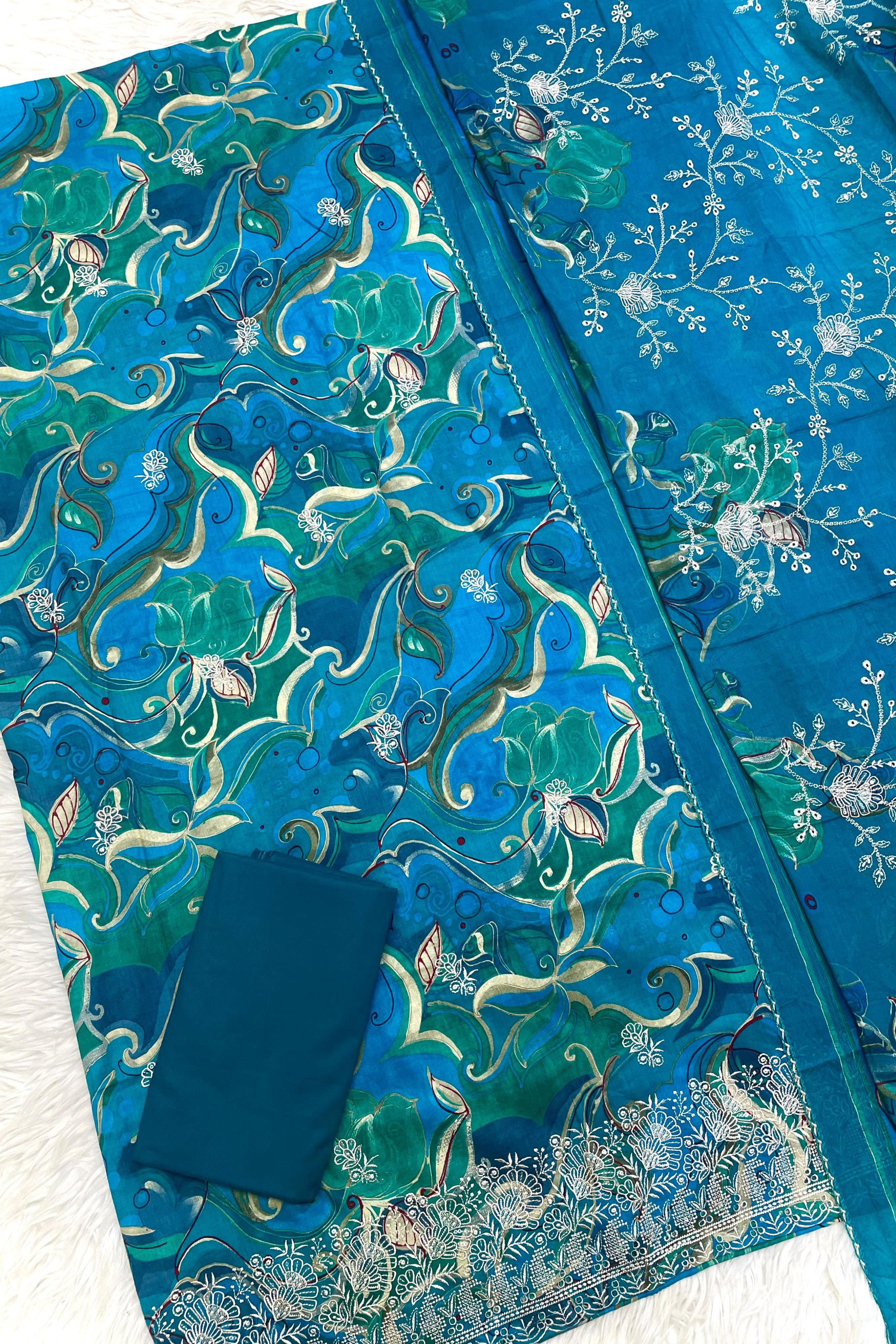 CAMBRIC LAWN CUTWORK EMBROIDERED PERFECTION | 0072