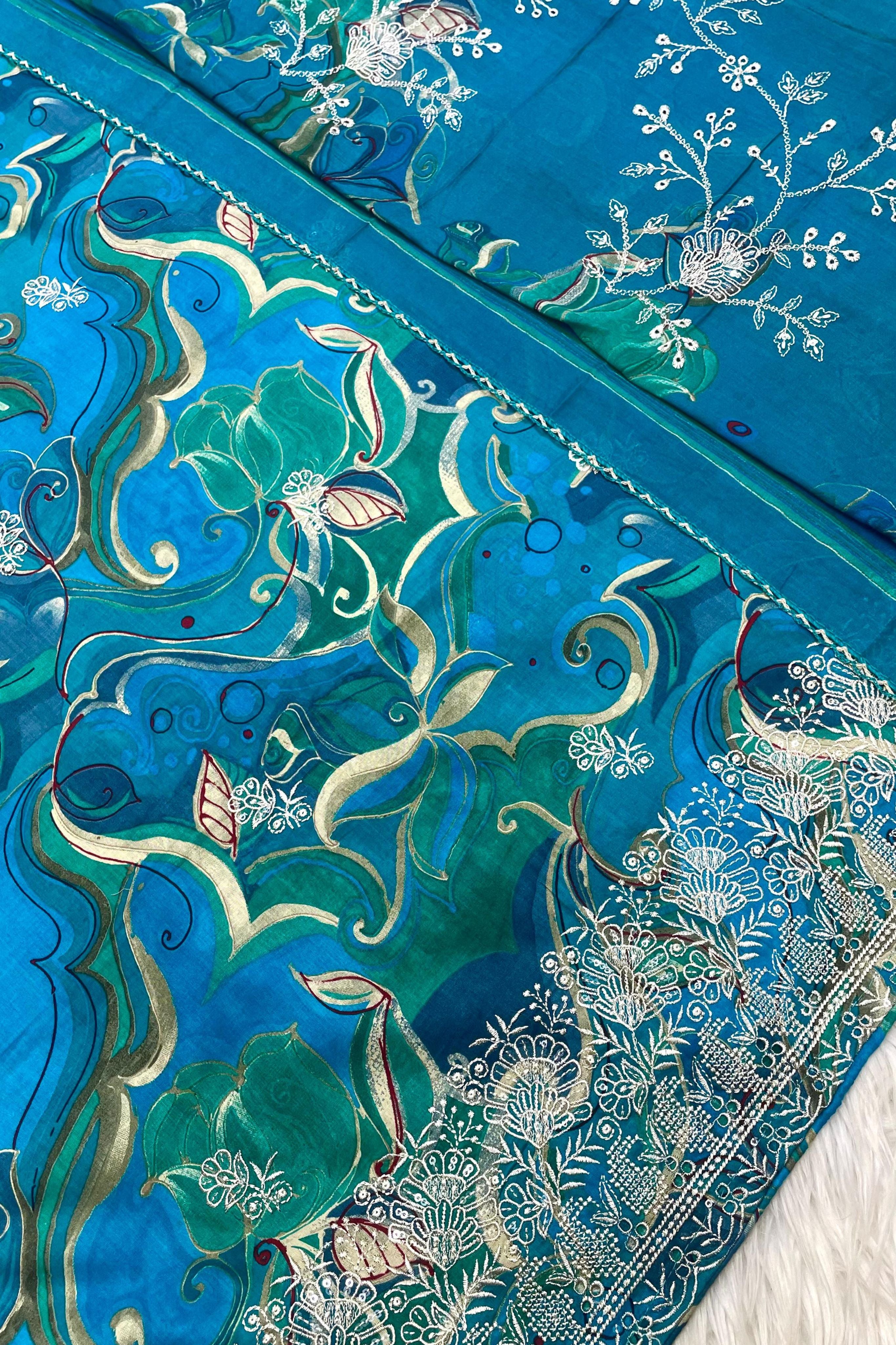 CAMBRIC LAWN CUTWORK EMBROIDERED PERFECTION | 0072