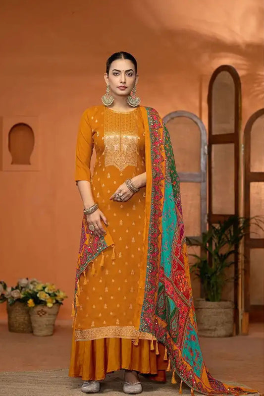 HANSINI DESIGNER UN-STITCHED COLLECTION | NE-S48-C