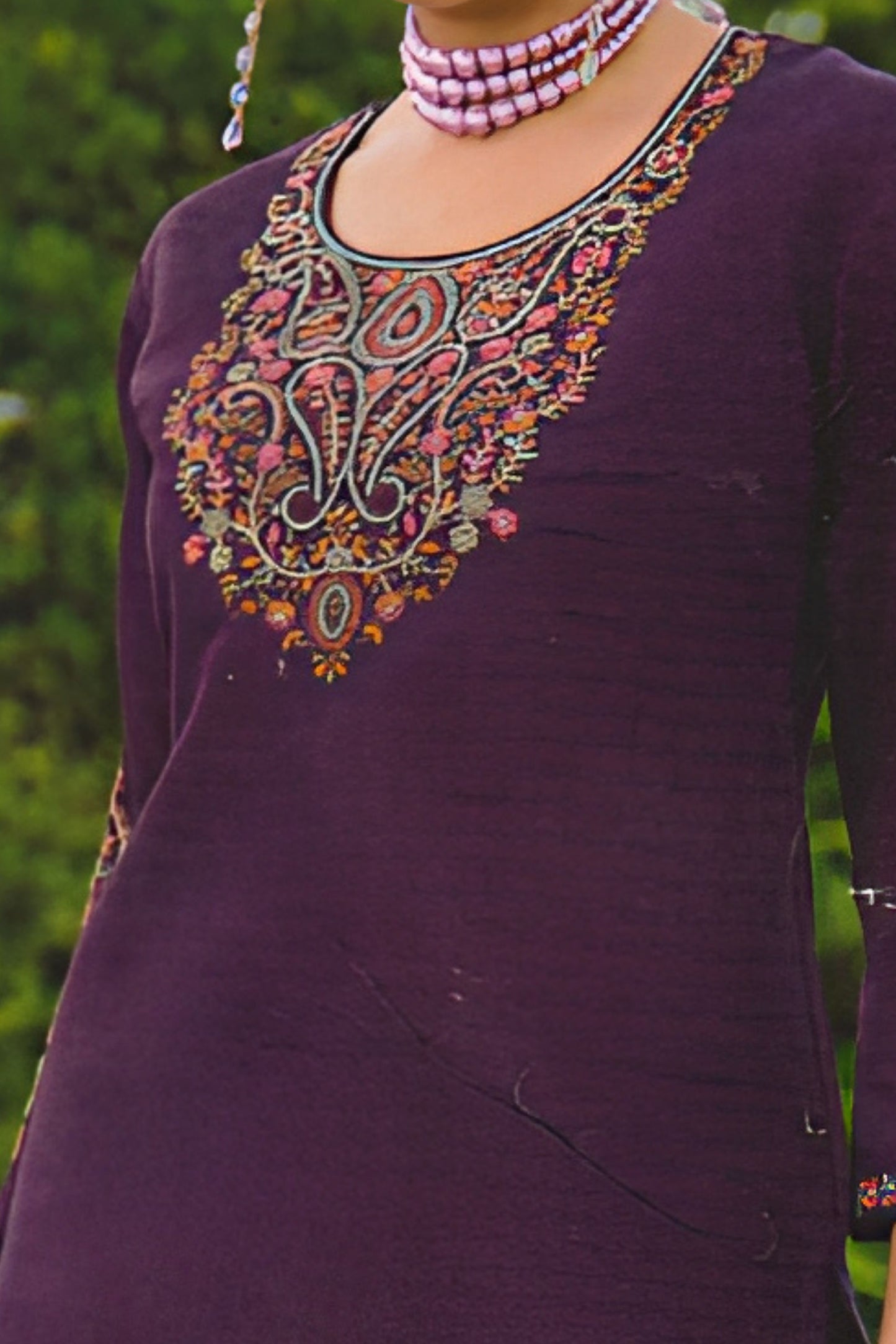 SILK EMBROIDERED CO-ORD SET COLLECTION | 001