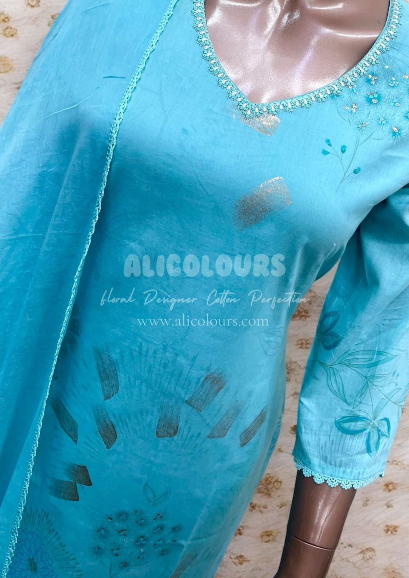 FLORAL COTTON STITCHED COLLECTION | 924