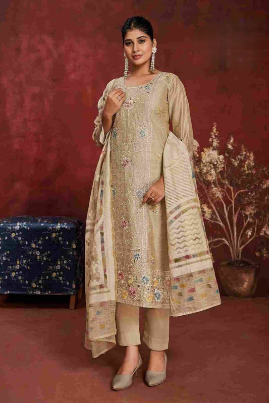 TANISHQ RESHAM EMBROIDERED SILK COLLECTION | 15924