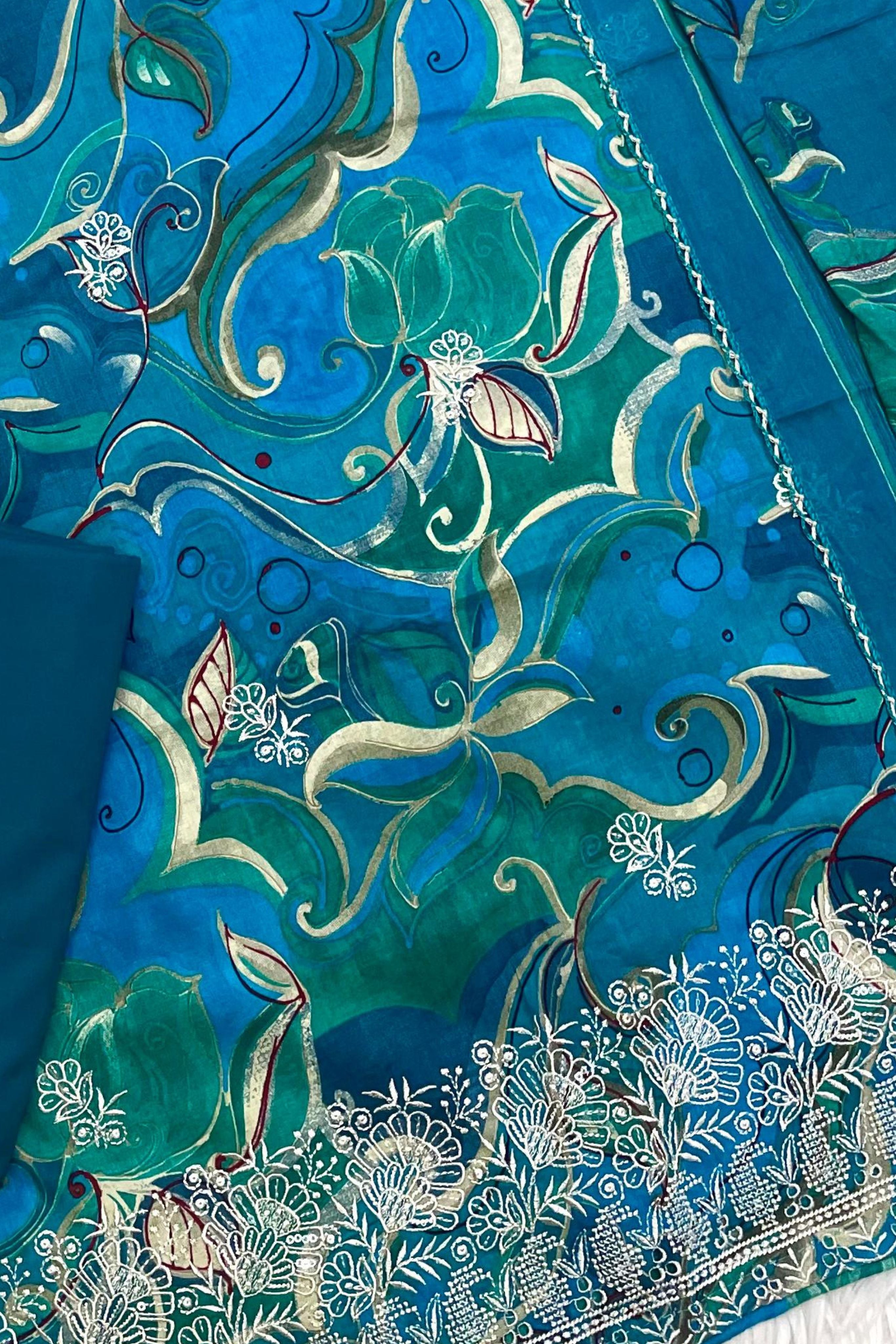 CAMBRIC LAWN CUTWORK EMBROIDERED PERFECTION | 0072