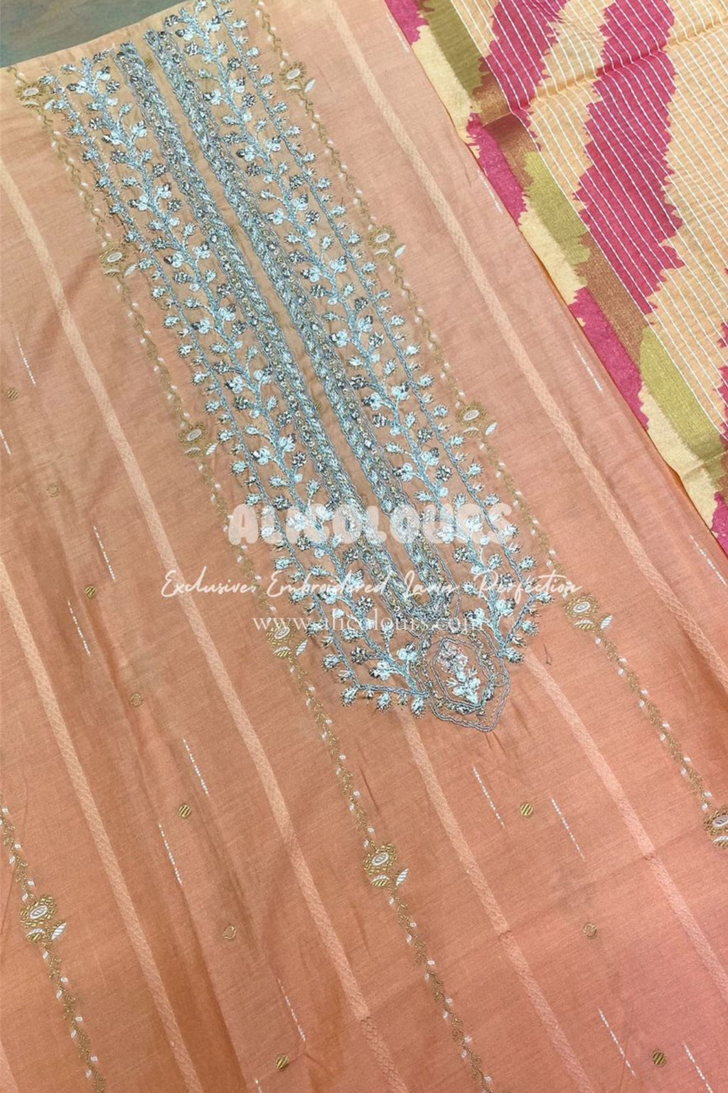 EXCLUSIVE EMBROIDERED LUXURIOUS SOFT LAWN PERFECTION | D-1100