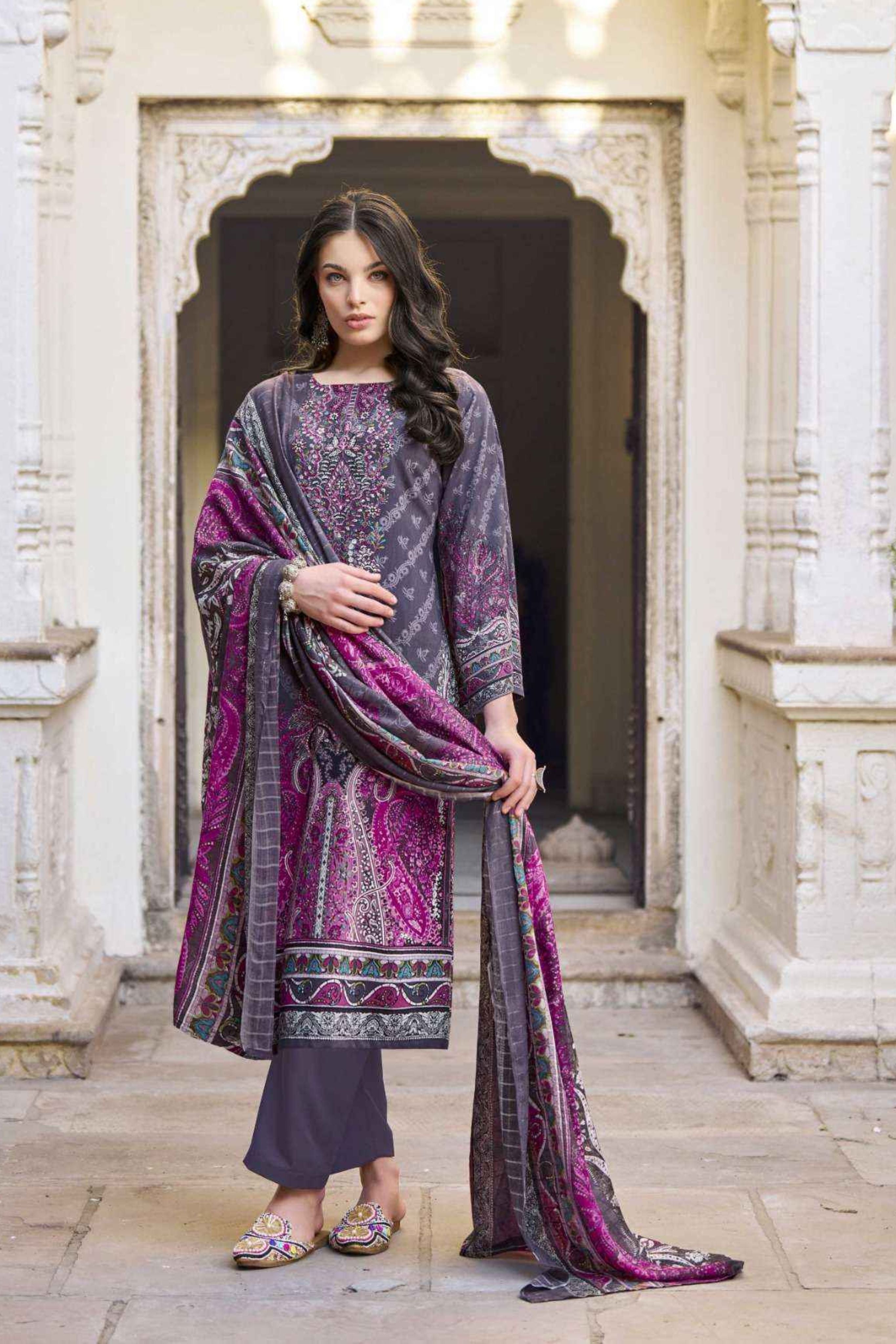VISCOSE RAYON EMBROIDERED COLLECTION | 5001