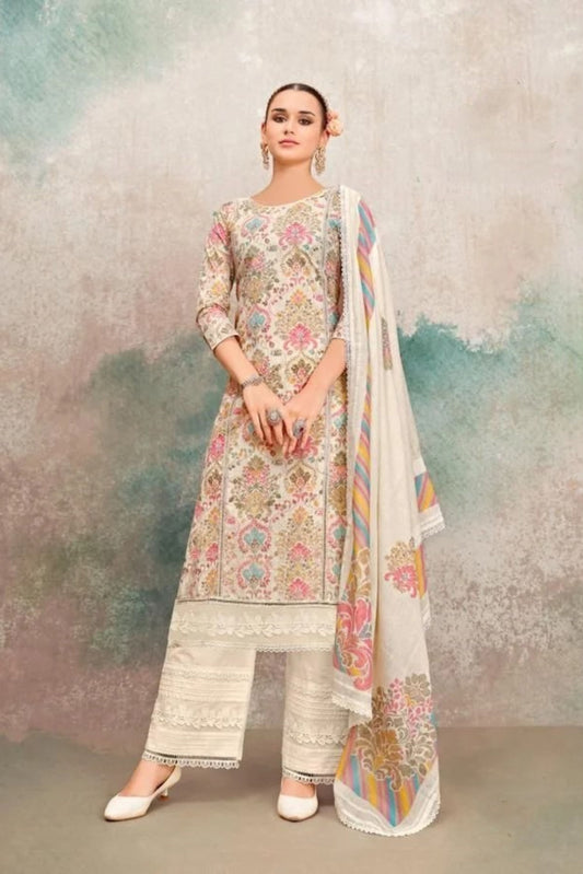 KHADI COTTON EMBROIDERED COLLECTION | 73216-A