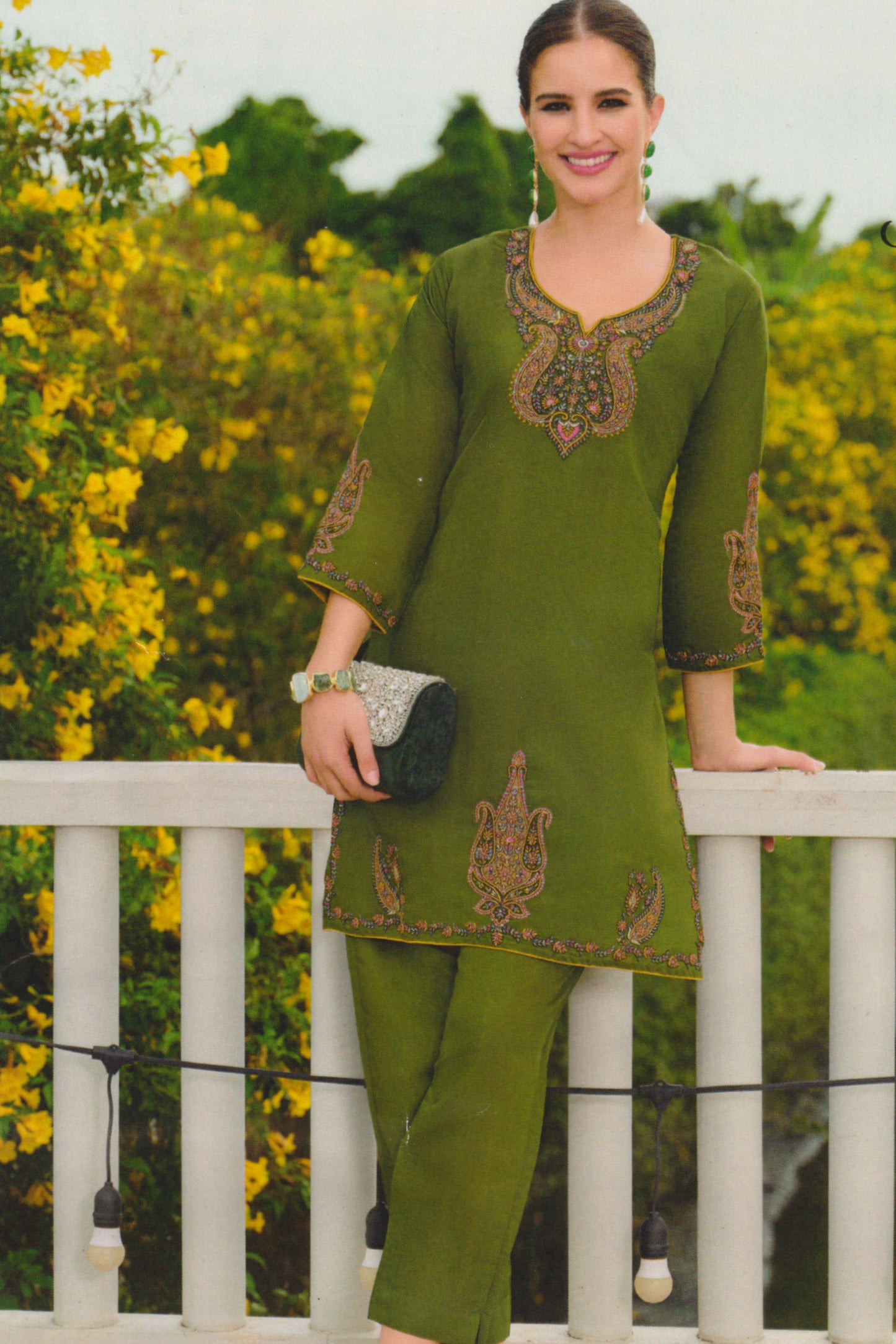 SILK EMBROIDERED CO-ORD SET COLLECTION | 002