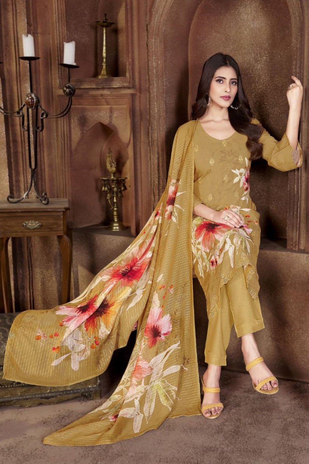 COTTON EMBROIDERED COLLECTION | 73280-C