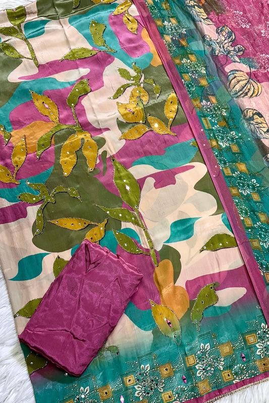CREPE SILK HAND WORK COLLECTION