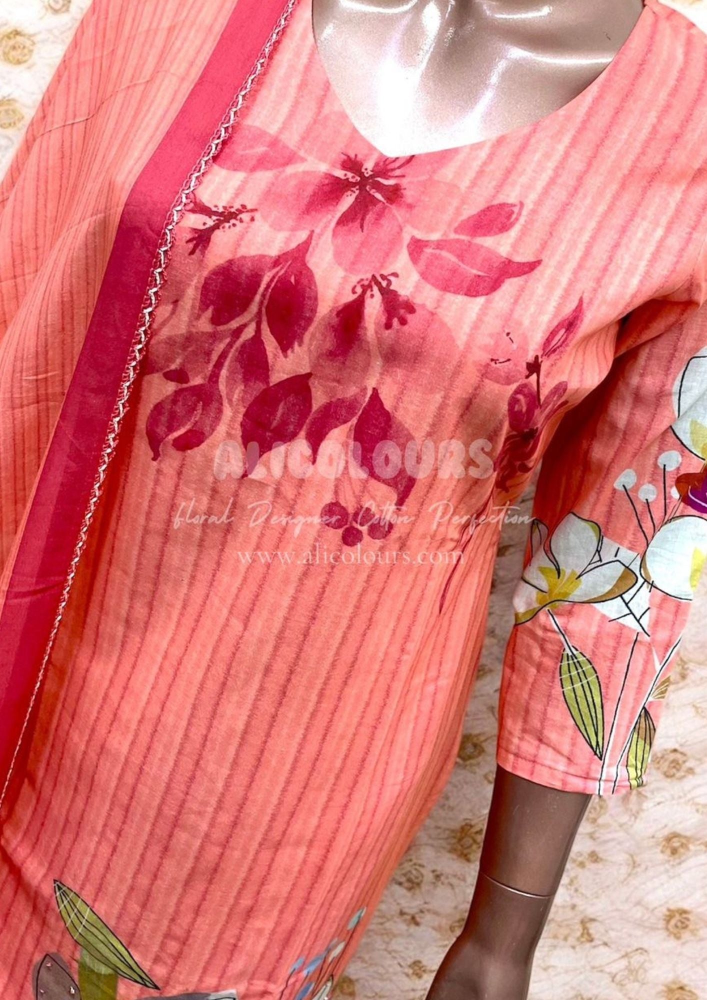 FLORAL COTTON STITCHED COLLECTION | 911