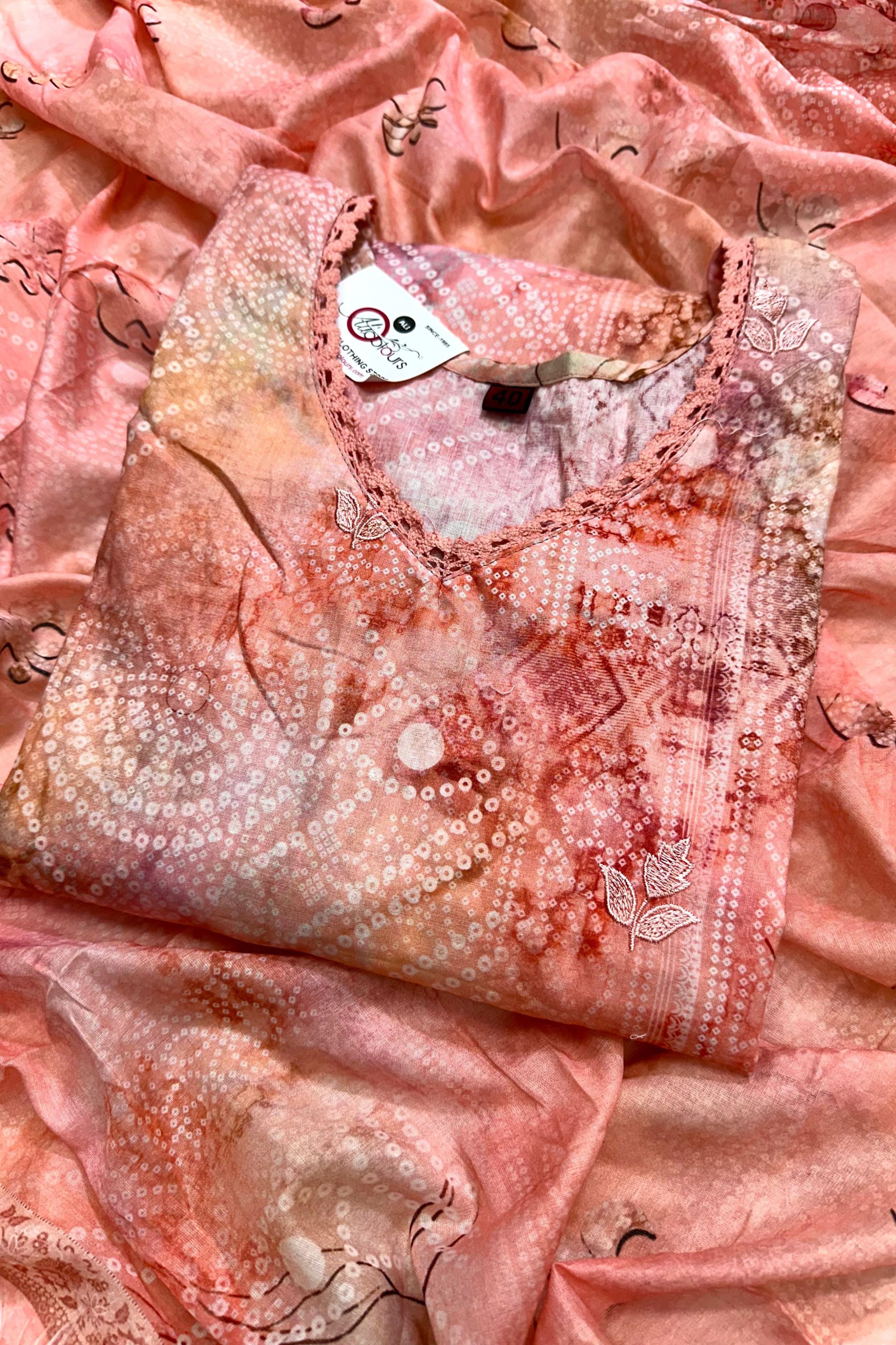 FLORAL COTTON STITCHED COLLECTION | 916