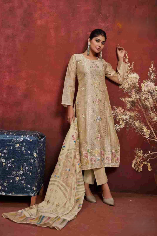 TANISHQ RESHAM EMBROIDERED SILK COLLECTION | 15925