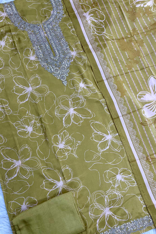 PURE MUSLIN AARI EMBROIDERED COLLECTION | 005