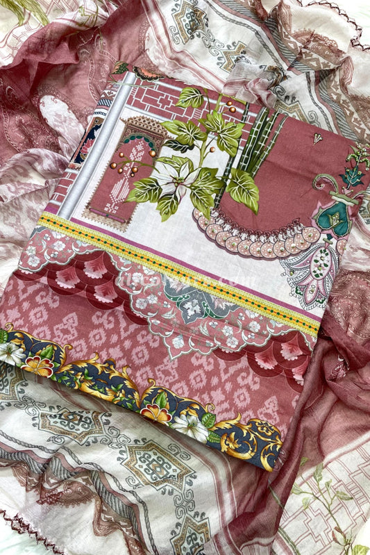 JADE BLISS COTTON HAND EMBROIDERED COLLECTION | P-0103