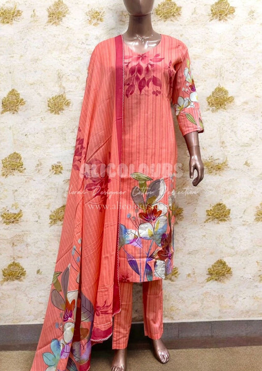 FLORAL COTTON STITCHED COLLECTION | 911