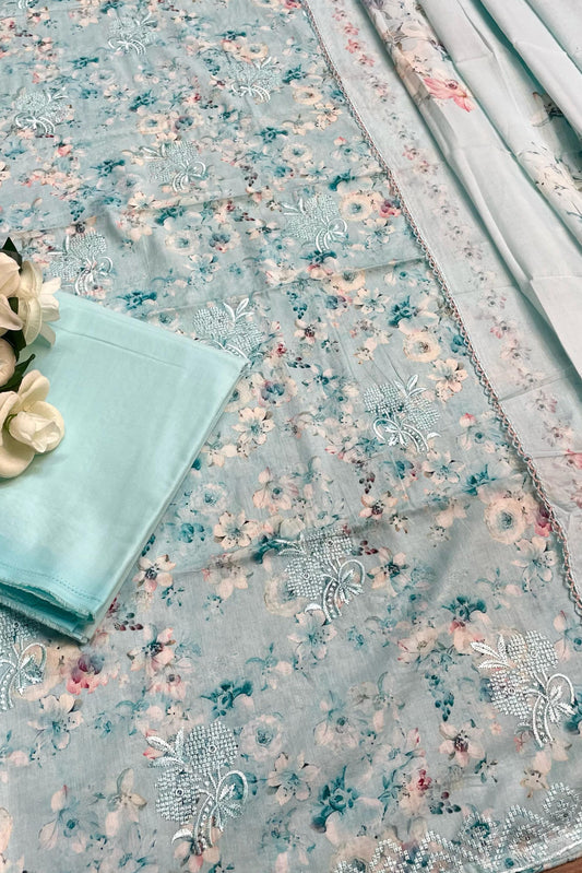 PURE COTTON EMBROIDERED PERFECTION