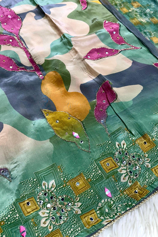 CREPE SILK HAND WORK COLLECTION