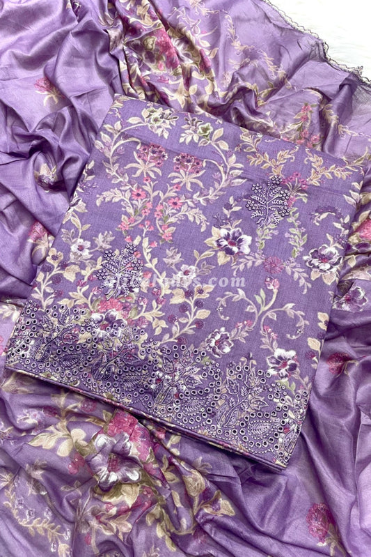 CAMBRIC COTTON CHIKAN WORK PERFECTION | 7730-01
