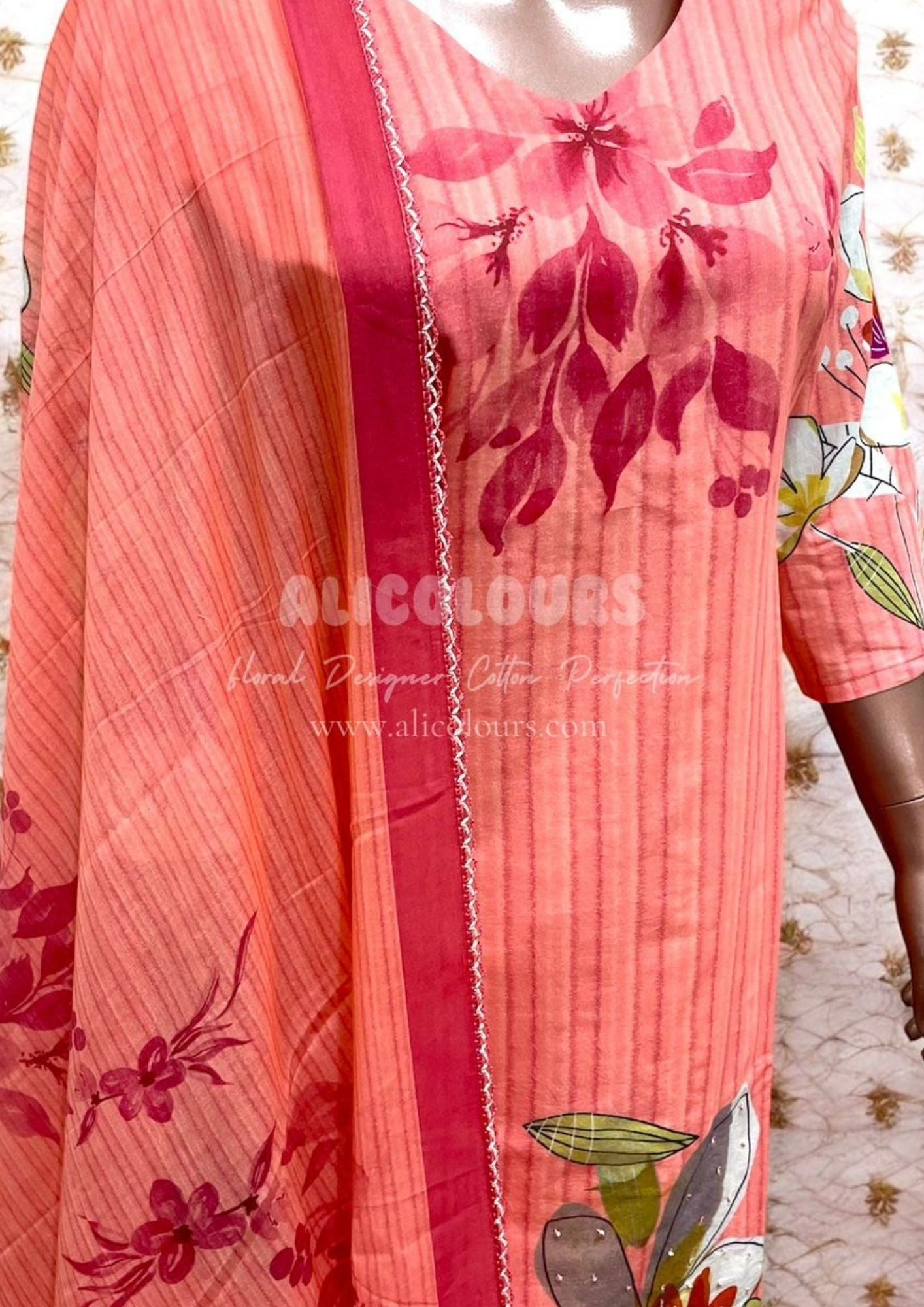 FLORAL COTTON STITCHED COLLECTION | 911