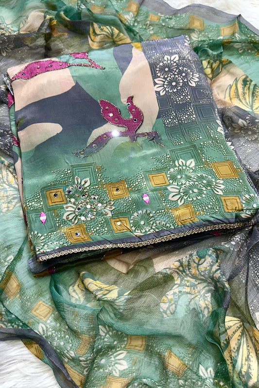 CREPE SILK HAND WORK COLLECTION