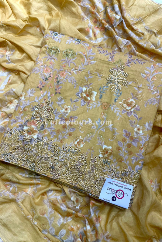 CAMBRIC COTTON CHIKAN WORK PERFECTION | 7730-03