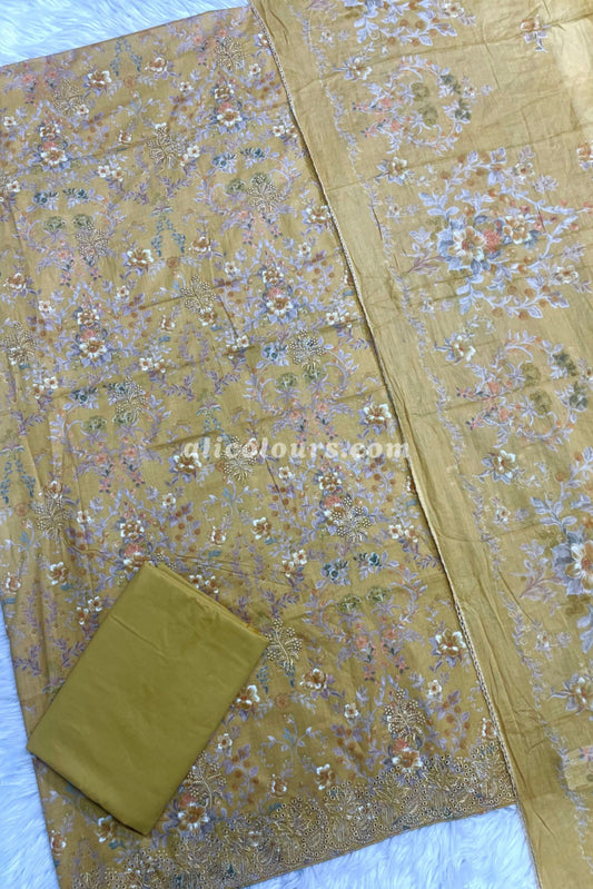 CAMBRIC COTTON CHIKAN WORK PERFECTION | 7730-03