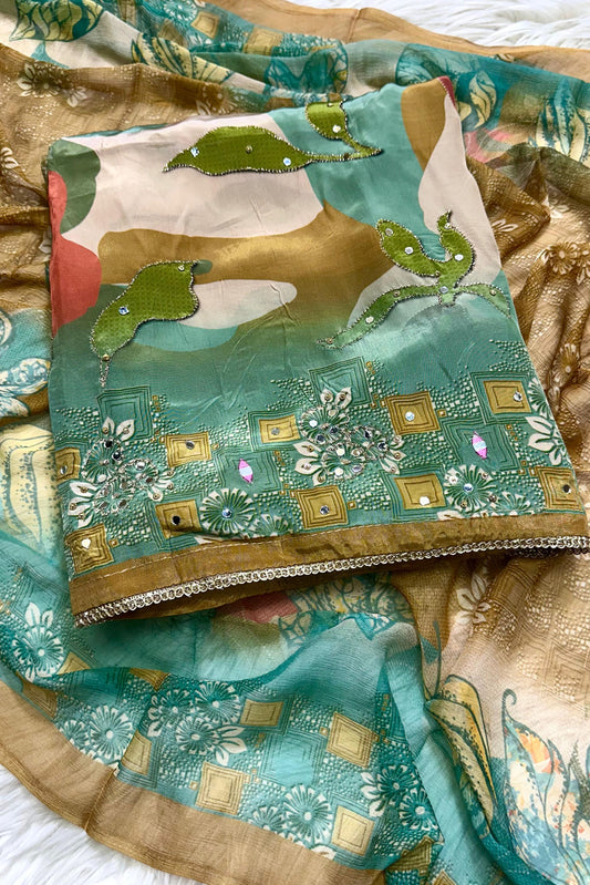 CREPE SILK HAND WORK COLLECTION