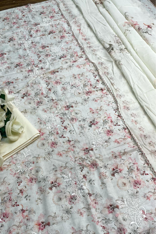 PURE COTTON EMBROIDERED PERFECTION