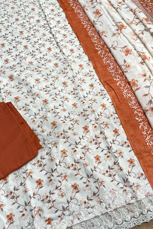 PURE COTTON EMBROIDERED PERFECTION